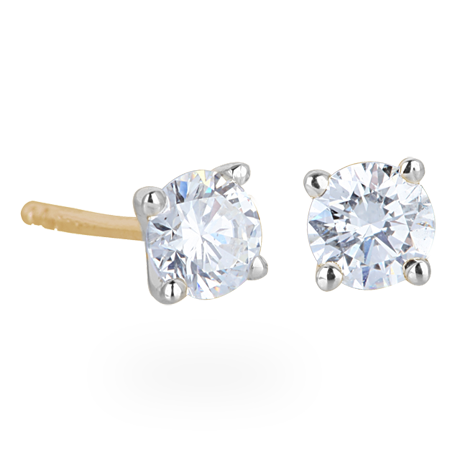 18ct Yellow Gold 0.60ct Diamond Stud Earrings